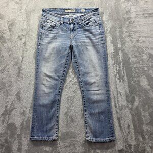 BKE Jeans Womens 27 Payton Straight Leg Stretch Distressed Denim Casual Pants